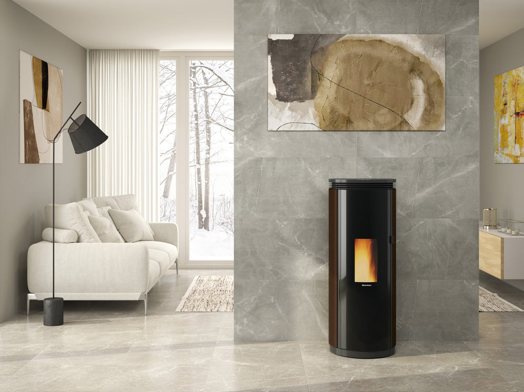 Extraflame Pelletofen Pamela bronze Ambientebild