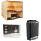 Sentiotec Sauna Komplettset Panorama Large | Saunaofen 100 E | 5 Pers.