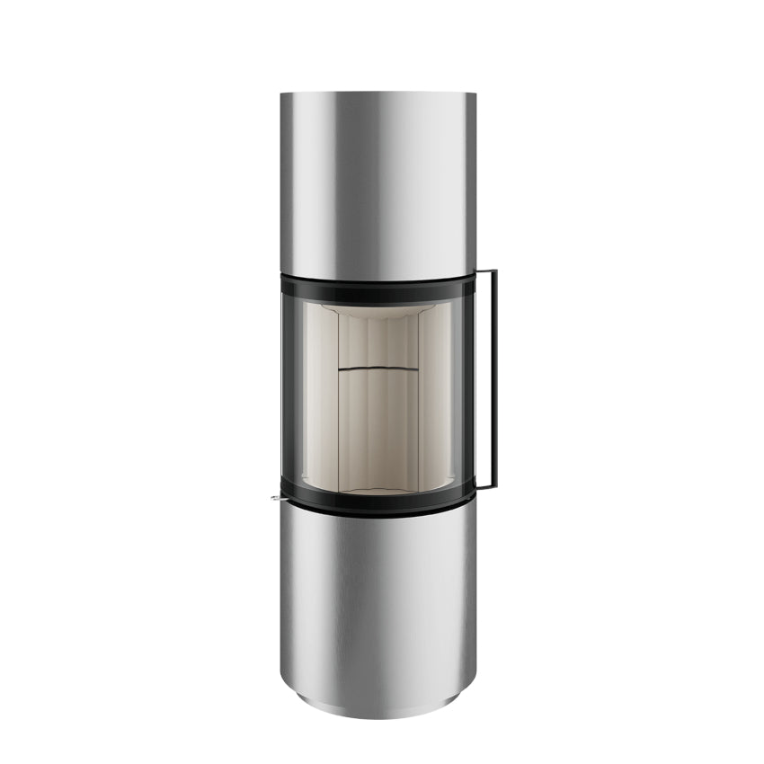 Spartherm Kaminofen Passo S RLU | Stahl geschliffen+lackiert 6,1 kW