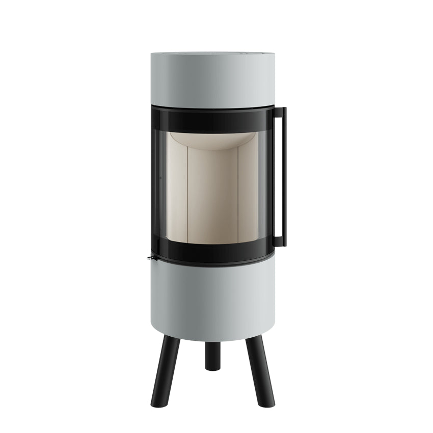 Spartherm Kaminofen Passo XS tripod | Lichtgrau 5,9 kW