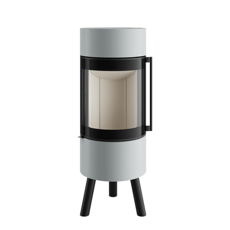 Spartherm Kaminofen Passo XS tripod | Lichtgrau 5,9 kW