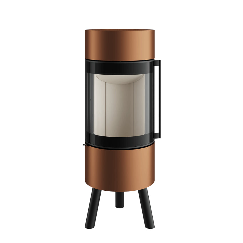 Spartherm Kaminofen Passo XS tripod | Rostbraun-Metallic 5,9 kW