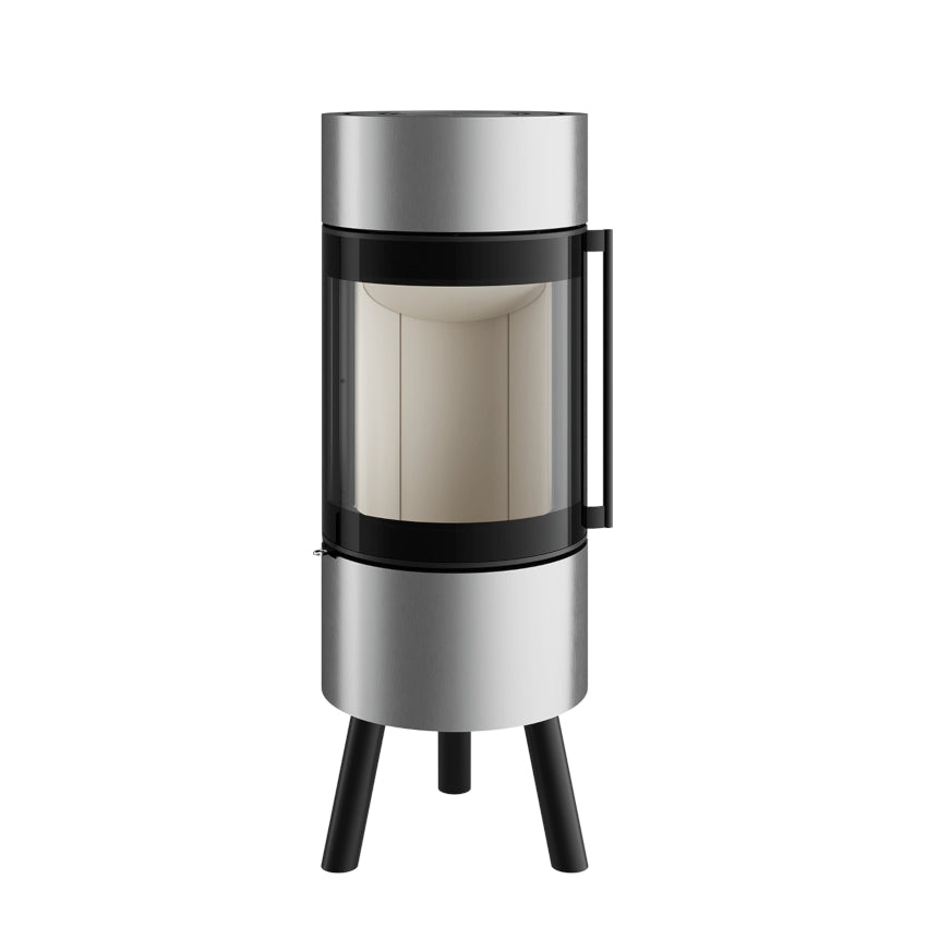 Spartherm Kaminofen Passo XS tripod | stahl geschliffen und lackiert 5,9 kW