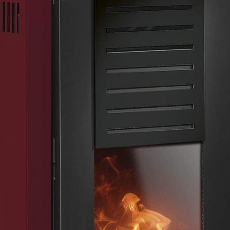 Justus | wasserführender Pelletofen | Sirkos Aqua | Stahl Schwarz | Klimaworld