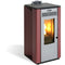 KALOR Pelletkamin | Perfecta Acciaio Lara 12 | 8,7 kW | Bordeaux