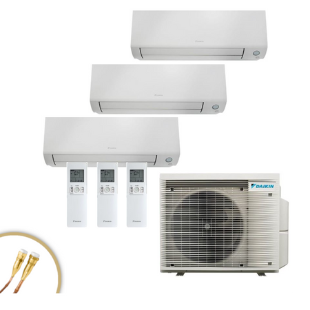 Daikin Klimaanlage Perfera Serie A - 3x CTXM15A + 3MXM40A9 mit Quick Connect | klimaworld