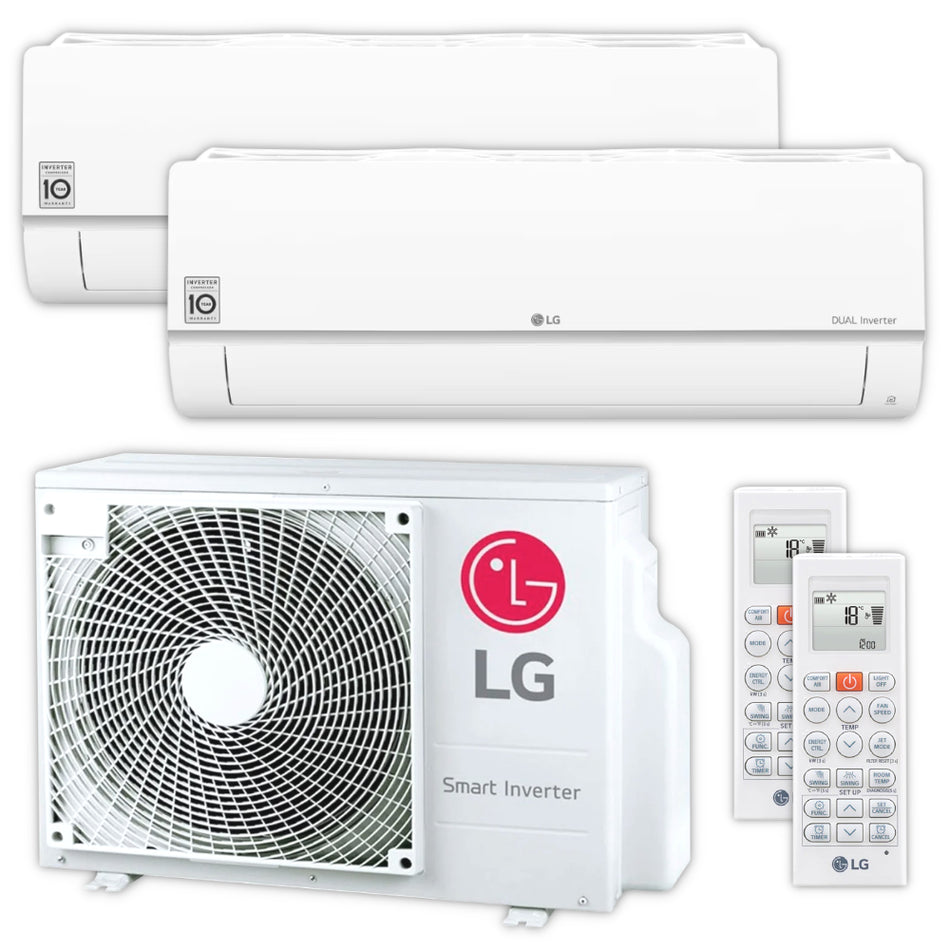 LG Multisplit Klimaanlagen-Set STANDARD PLUS | 3,5 kW + 3,5 kW