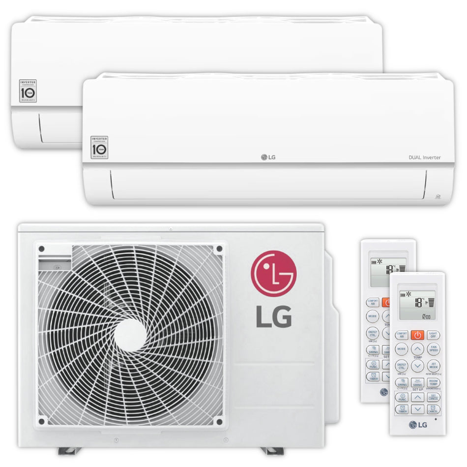 LG Multisplit Klimaanlage Set STANDARD PLUS | 2,1 kW + 5,0 kW