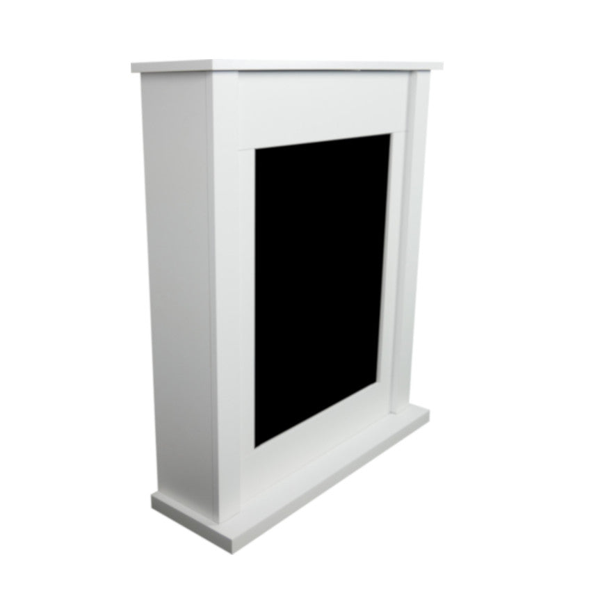 Aflamo LED Elektrokamin Poker mit LED 50 Classic, weiss | klimaworld.com