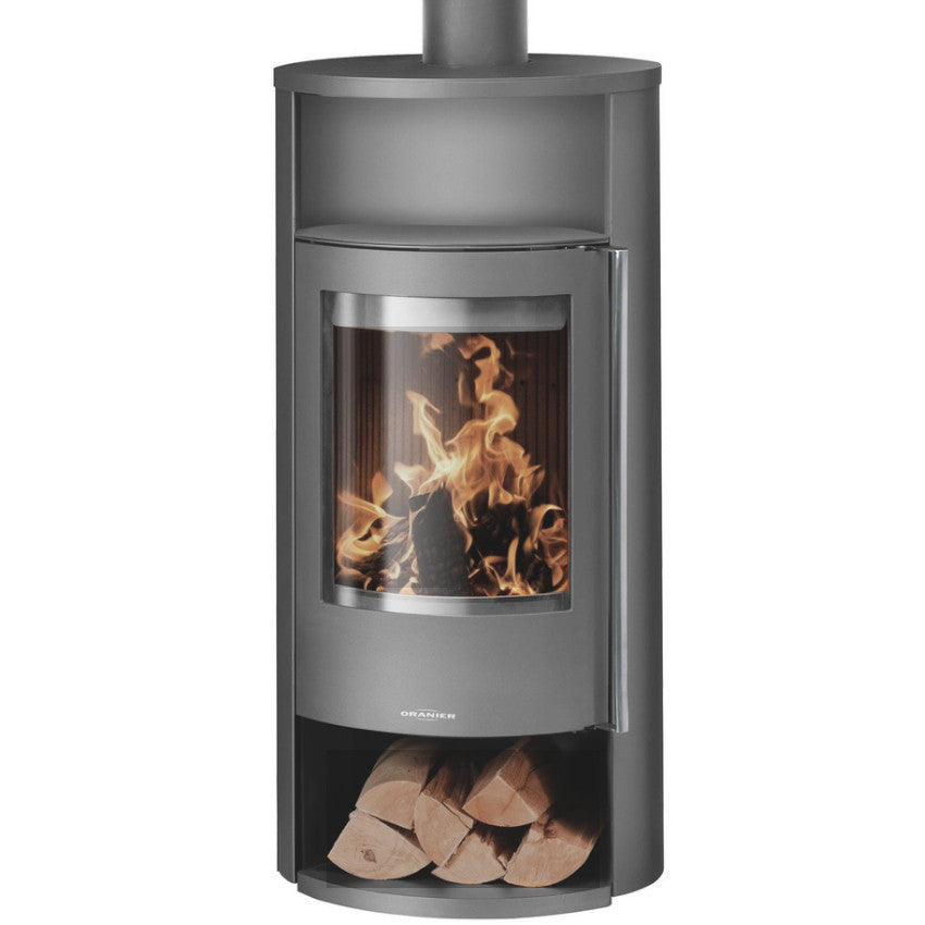 ORANIER | Polar Neo 8 | Kaminofen| Gussgrau | 8.0 kW |