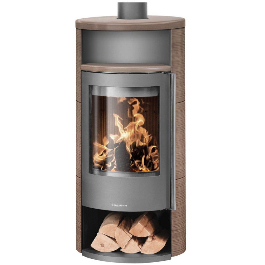 ORANIER | Polar Neo 8 | Kaminofen| Gussgrau | 8.0 kW |Grappa