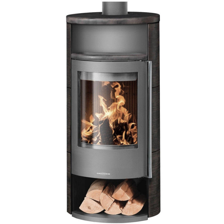 ORANIER | Polar Neo 8 | Kaminofen| Gussgrau | 8.0 kW | Namib