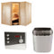 Sentiotec Sauna Komplettset Polaris Large | Scandia Next | 5 Pers.