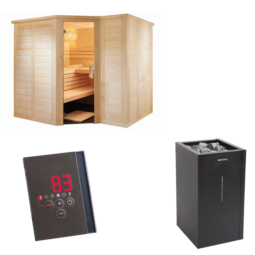Sentiotec Sauna Set Polaris Large