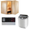 Sentiotec Sauna Komplettset Polaris Large | Nordex Combi Next | 5 Pers.