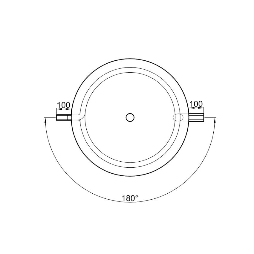 TWL | Pufferspeicher 1079 Heizungswasser | 1 Wärmetauscher | 180°