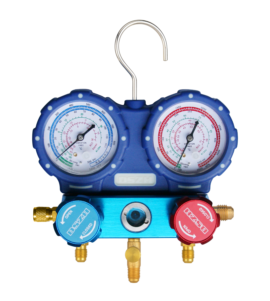 Prüfarmatur WK-P6002B  mit 2 Ventile - Monteurhilfe für Klimaanlagen | Klimaworld.com