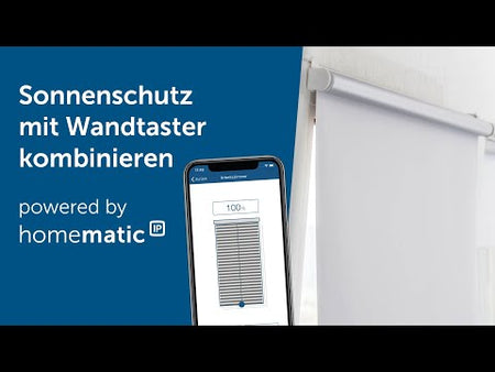 Tutorial: Sonnenschutz mit Wandtaster kombinieren | Homematic IP