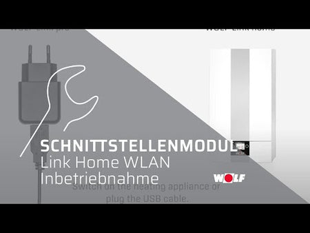 Inbetriebnahme Schnittstellenmodul WOLF Link home WLAN (2018, deutsch)