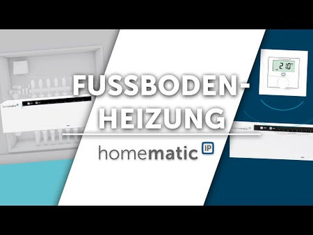 Fuäbodenheizungssteuerung im Smart Home mit Homematic IP