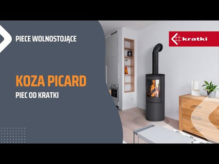 OFEN PICARD - ein freistehender Stahlofen von Kratki