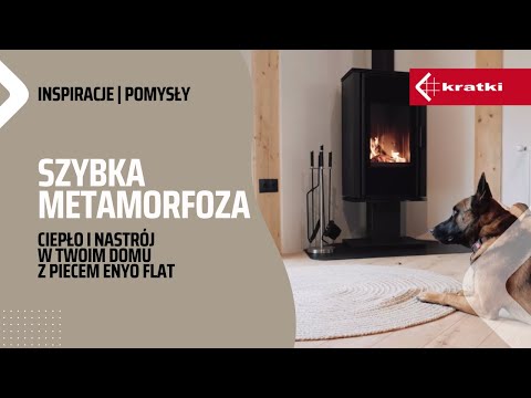 Schnelle Verwandlung, Wärme und Atmosphäre in Ihrem Zuhause mit dem Kaminofen ENYO FLAT 03