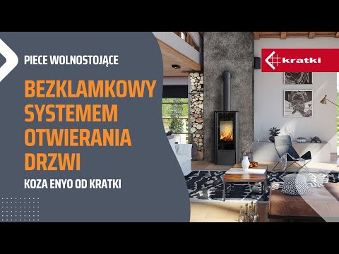 Kaminofen Koza Enyo - mit grifflosem Täräffnungssystem