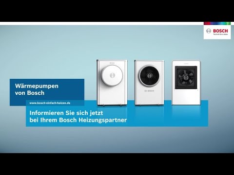 Luft-/Wasserwärmepumpen von Bosch
