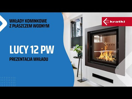 Wasserkamin Lucy 12 PW - Einsatz mit Wassermantel von Kratki, äkologisch und effektiv