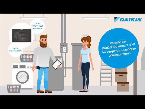 Heizungsmodernisierung: Vorteile mit der Wärmepumpe DAIKIN Altherma 3 H HT