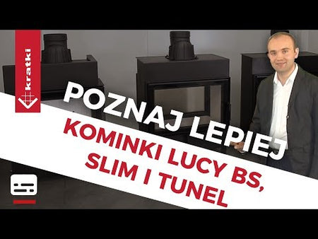 Kratki Kamineinsatz - Lucy 12 Slim BS und Tunnel