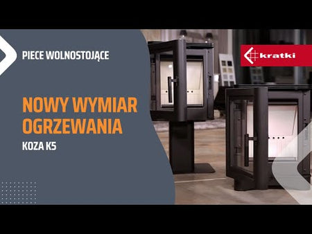 Kaminofen KOZA K5 - komplette Linie, Stahl, modern, Kamin, freistehender Kaminofen von Kratki