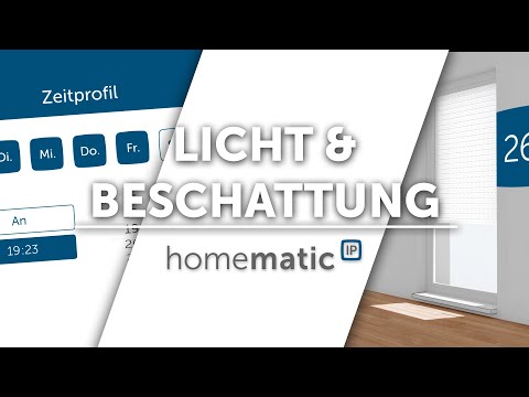 Licht und Beschattung im Smart Home mit Homematic IP