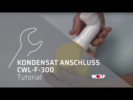 WOLF CWL-F-300 Kondensat Anschluss Tutorial