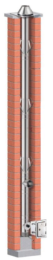 Schiedel Prima Plus Ø 150 mm Doppelwandiges Schornsteinsystem - 16,38m