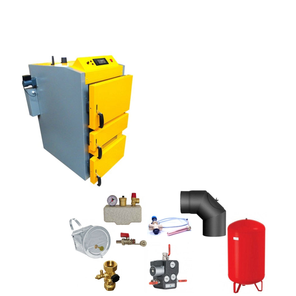 Santer Solar Holzvergaser Proburner 2.0 40 KW ✔ Komplettset 1