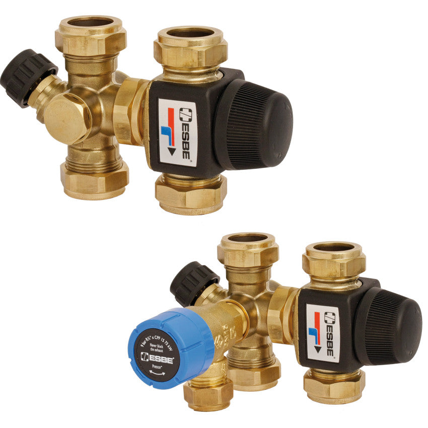 ESBE VMB423 Ventilblock mit oder ohne Sicherheitsventil