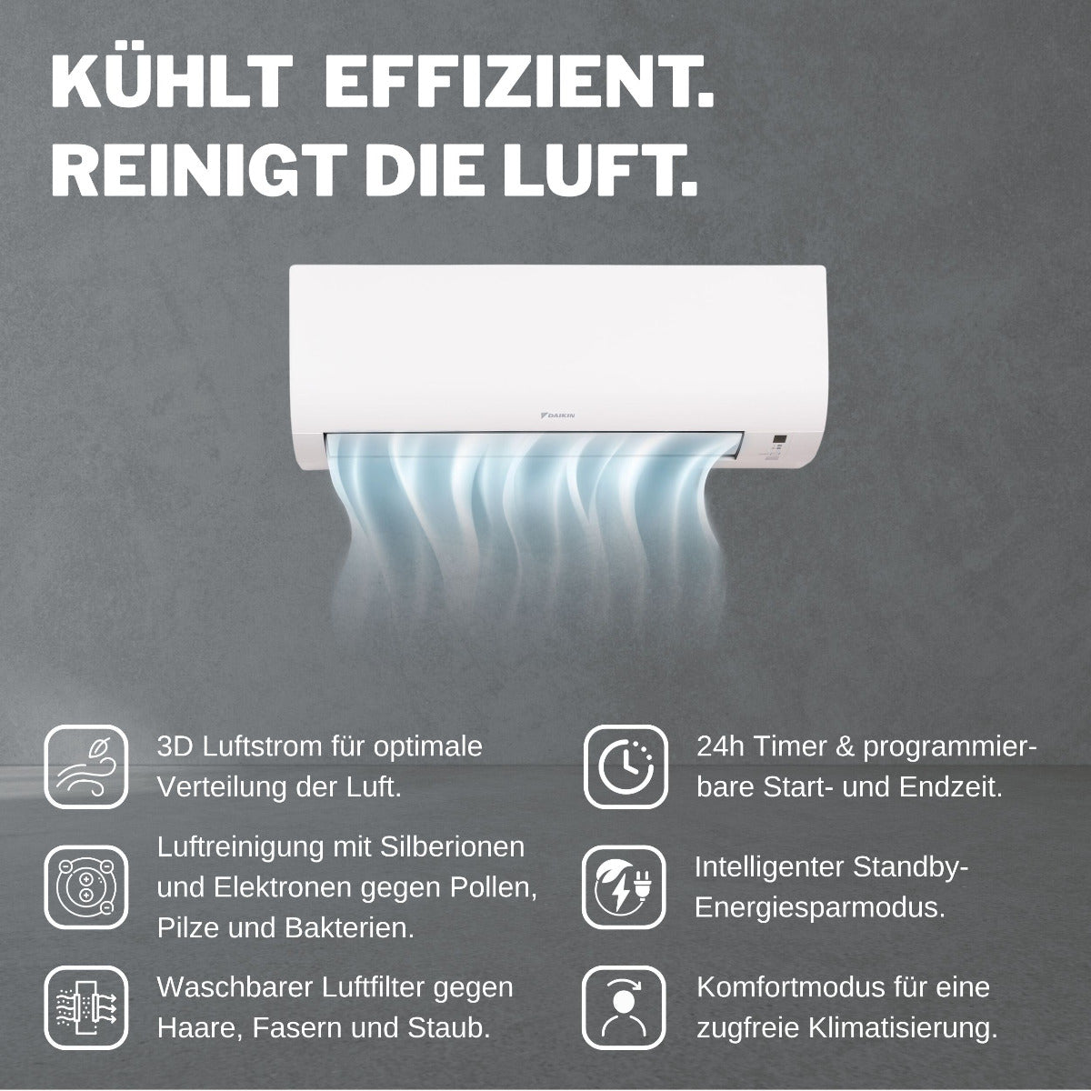 DAIKIN Klimaanlage Wandgerät | Comfora | Klimaworld.com