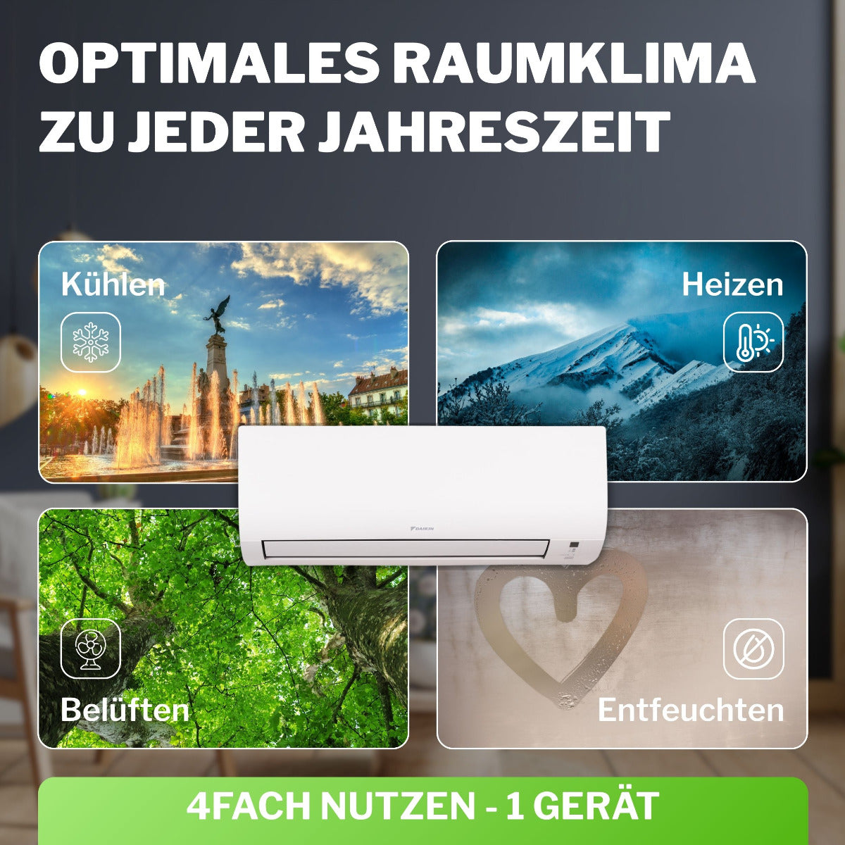 DAIKIN Klimaanlage Wandgerät | Comfora | Klimaworld.com