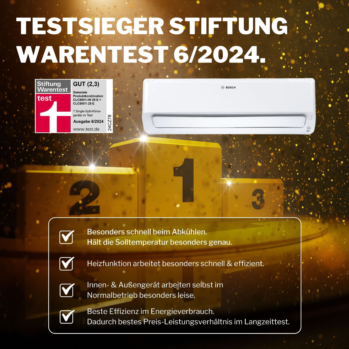 BOSCH | Split Klimaanlage CLC8001i | klimaworld.com