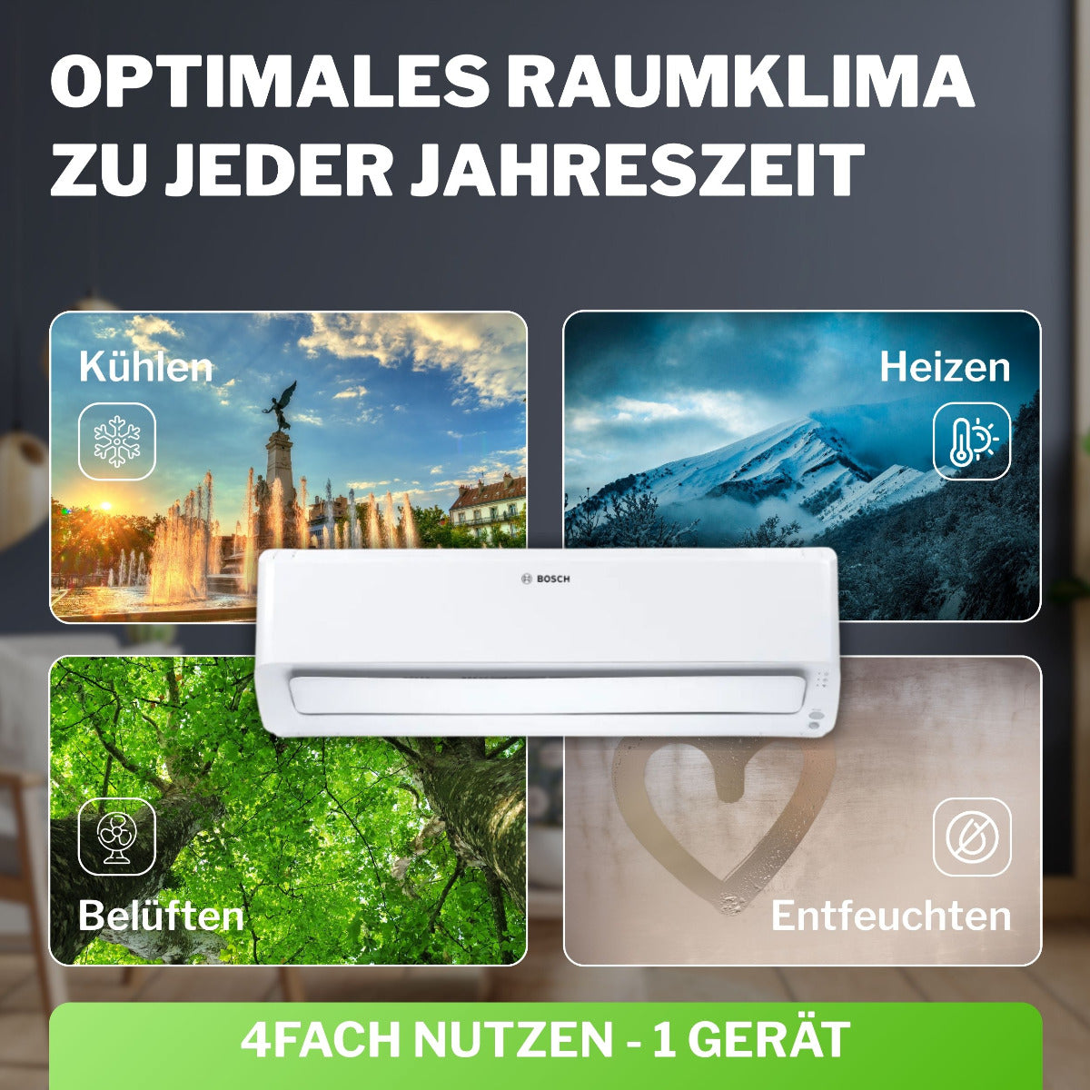 BOSCH | Split Klimaanlage CLC8001i | klimaworld.com