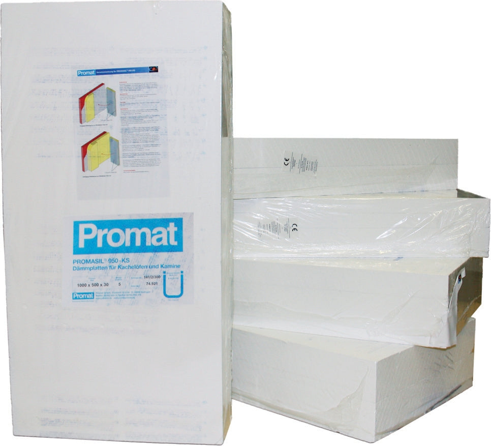 Promat PROMASIL 950-KS 80mm Wärmedämmplatten Brandschutz A1 DIN 4102