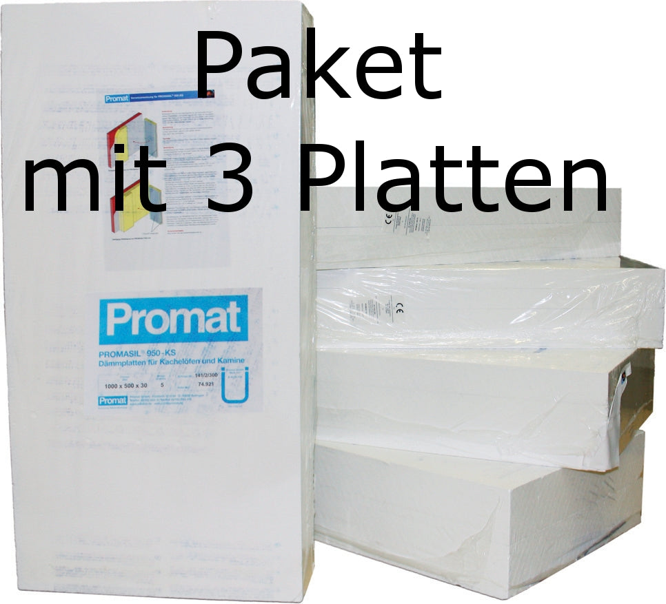 Promat PROMASIL 950-KS 80mm Wärmedämmplatten Brandschutz A1 DIN 4102