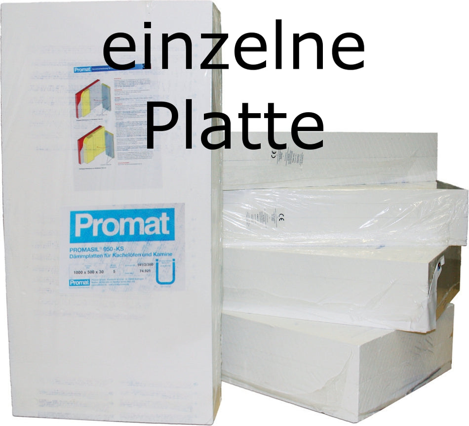 Promat PROMASIL 950-KS 30mm Wärmedämmplatten Brandschutz A1 DIN 4102