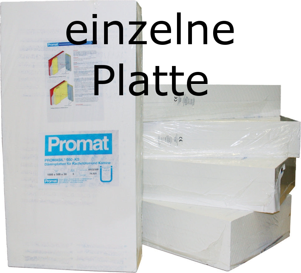 Promat PROMASIL 950-KS 40mm Wärmedämmplatten Brandschutz A1 DIN 4102