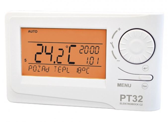 Digitales intelligentes Raumthermostat PT32 mit großem Display