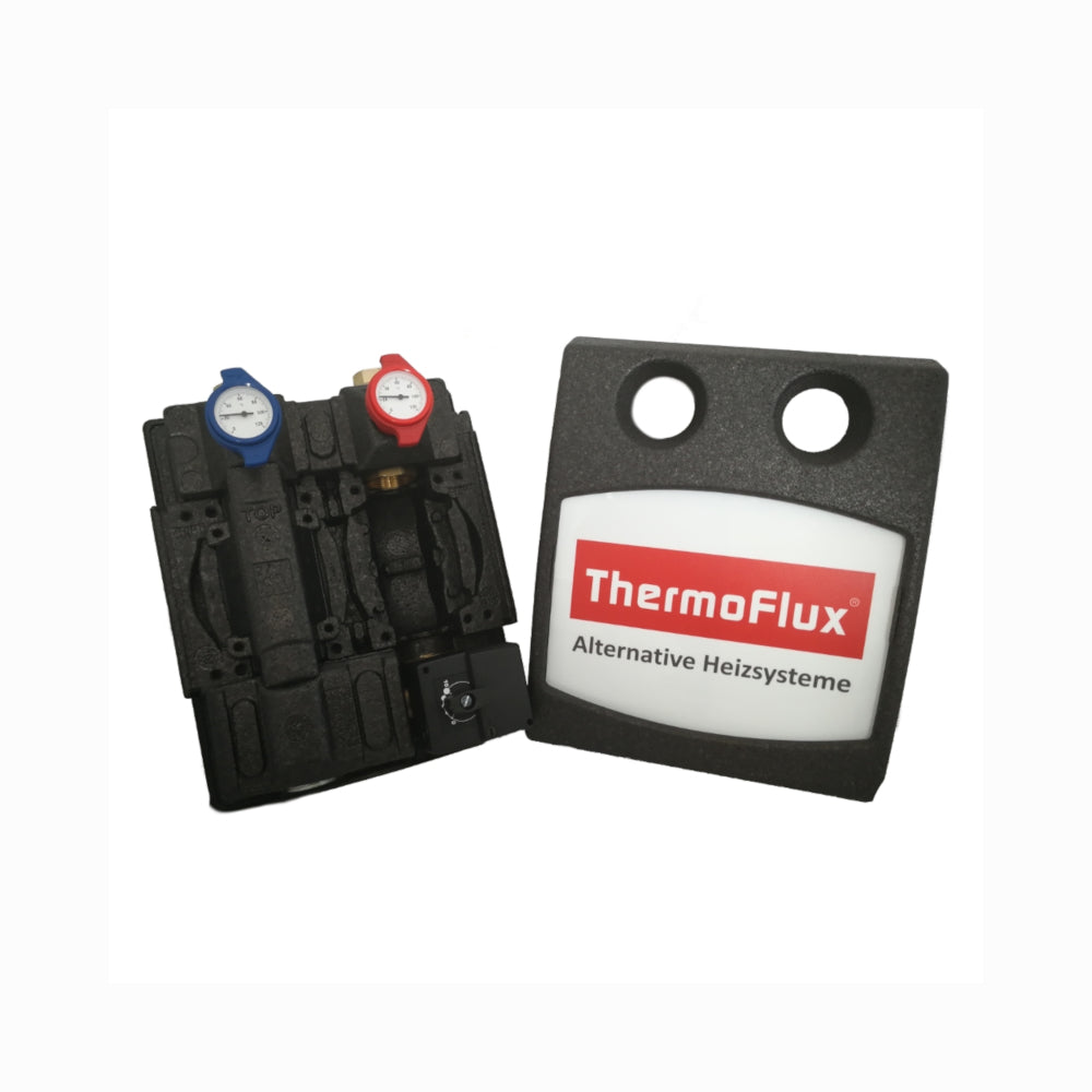 ThermoFlux Pumpengruppe ohne Pumpe für gemischte Heizkreise | klimaworld.com