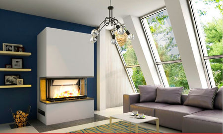 Hajduk Kaminbausatz Pure Extra mit Volcano 3ATh| Ambientebild