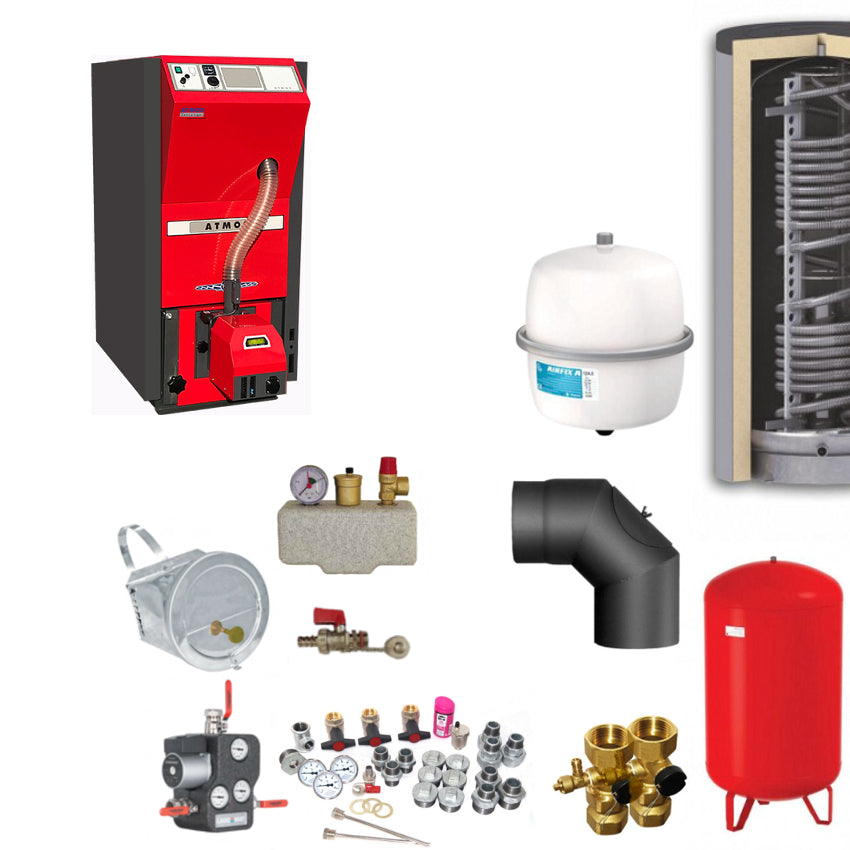 Atmos PX20 Pelletkessel, Komplettset 4 | klimaworld.com