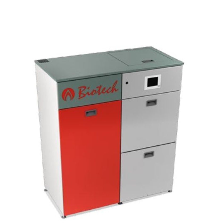 Biotech Pelletheizkessel PZ25RL (MBW) | manuelle Befüllung | 25 kW  | Klimaworld.com